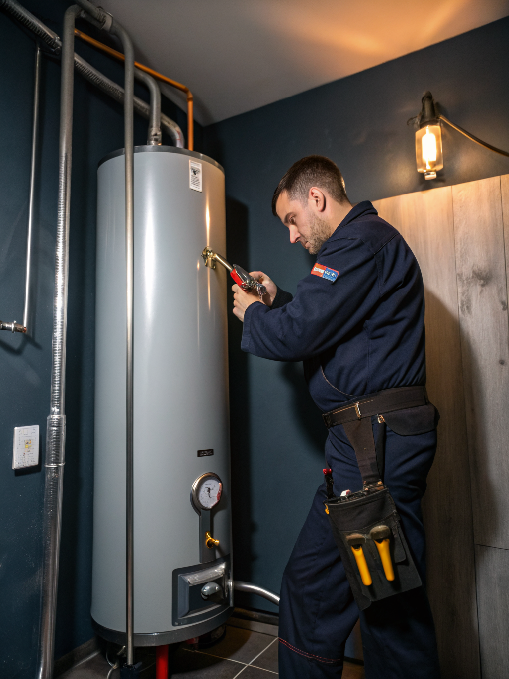Plombier professionnel intervenant dans un appartement du 1er arrondissement de Paris